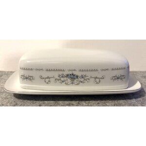 Diane Butter Dish w/Lid Wade Fine Porcelain  #3129